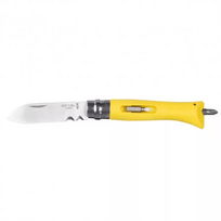 Sulankstomas daugiafunkcis peilis Opinel DIY Yellow 002138