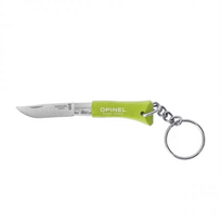 Sulankstomas peilis Opinel Colorama 02 raktų pakabukas inox skroblas laimo spalvos