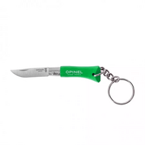 Sulankstomas peilis Opinel Colorama 02 raktų pakabukas inox žalias skroblas