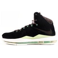 Nike LeBron X Ext Black Suede 607078-001 44.5 juoda