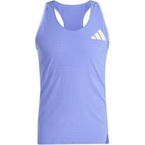 Adidas Adizero Running Tank Top Men Tops Blue IW6635 XS
