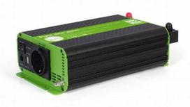 Gembird EnerGenie EG-PWC-PS500-01 power adapter/inverter Auto 500 Watt Black,