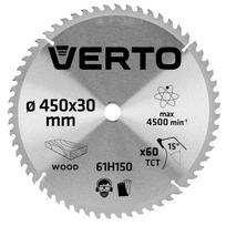 VERTO Circular saw blade, 450 x 30 mm, 60 teeth
