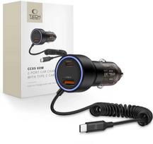 Tech-Protect CC05 PD 60W + USB-C Cable Black