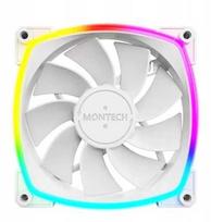 Montech RX120 PWM 120mm Case Fan, White, 3-pack