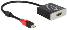 Delock Active mini DisplayPort 1.4 to HDMI 4K, Black