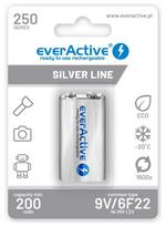 Everactive 6F22 9V 250 mAh Silver Line