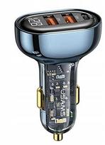 USAMS CC159CC02 2xUSB 1xUSB-C 80W Blue