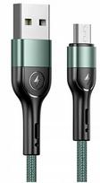 USAMS U55 10W USB-A / Micro USB 1m Green