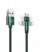 USAMS U60 10W USB-A / Micro USB 1m Green