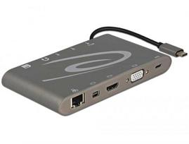 Delock USB Type-C Docking Station (87297) Gray
