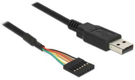 Delock 83785 USB/TTL 6-Pin 1.8m Black