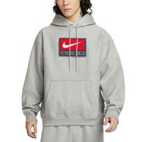 Nike Laisvas megztas džemperis su gobtuvu ir siuvinėjimu vyrams Džemperis IF1259-063 L white