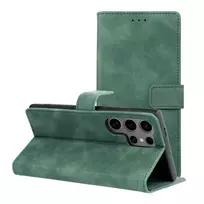 OEM TENDER book-style phone case for Samsung Galaxy S24 Ultra (S928) green