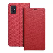 OEM LUNA Book Carbon: Carbon fiber style phone case for Samsung Galaxy A51 (A515), red