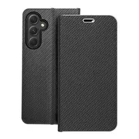 OEM LUNA Book Carbon book-style phone case for Samsung Galaxy A54 5G (A546), black