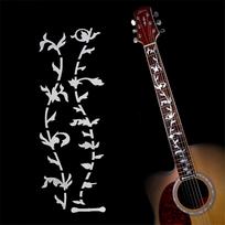 Electric Acoustic Guitar Stickers Inlay Decal Ultra Thin Fretboard Sticker for Guitar Accessories sidabras