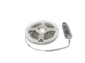 LED juostos komplektas SPECTOR LIGHT, 5 W, IP65, RGBIC, USB, su pultu 24 mygtukų, 5 m