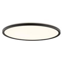 Lubinis LED šviestuvas BRILLIANT AVOLA, 22 W, 4000 K, 3000 lm, juodos sp, Ø 42 x 2,9 cm