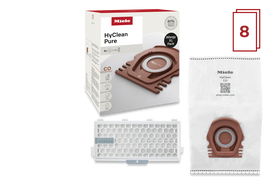 Dulkių siurblio maišeliai ir HEPA AirClean filtras MIELE 12694930 HyCl.Pure CO+HA50