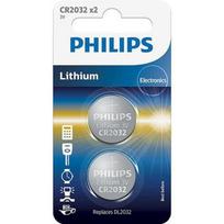 PHILIPS CR2032P2/01B Batteries PHILIPS Litium CR2032 Blister Of 2 pcs.