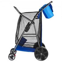 Beach Cart 78x63.5x106.5 cm Mėlynas Sulankstomas Tvirtas Sandėliavimo Vežimėlis