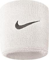 Nike Football Riešinės sportui Nike Swoosh baltos 2vnt. NN04101