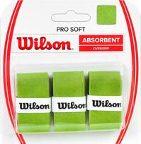Apvija Lauko Teniso Raketei Wilson Pro Soft Absorbent Overgrip Žalia 3 vnt