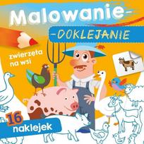 Skrzat Wydawnictwo Piešimas-klijavimas Gyvūnai kaime 71108