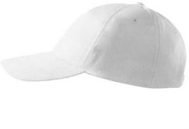 Kepurė Su Snapeliu MALFINI 5P 307 Unisex, Balta 340g/m2