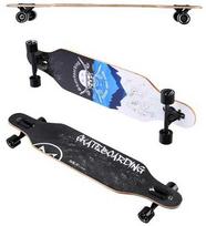 LONGBOARD SKULL WOOD SKATE NILS EXTREME