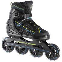 NA1128 Juodas-LIME DYDIS. L(39-42) NILS EXTREME INLINE RIEDŽIAI
