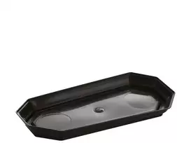 Plastikinė kaktusinės lėkštė Uniplastex Upp, 24.2 x 11.3 cm