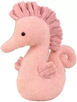 Lean Toys Pliušinis žaislas - rožinis jūrų arkliukas, 25 cm