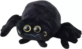 Lean Toys Pliušinis žaislas - juodas voras, 30 cm