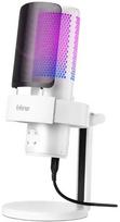 Fifine A9W studio mikrofonas with stand baltos spalvos