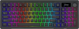 Klaviatūra AQIRYS AQIRYS Klaviatūra mechaninė 96%/95 klawiszy Dual Mode: Wirelles&BT+su laidu ATRIA juodas