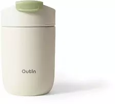 OUI „OutIn Sand“ termo puodelis balta