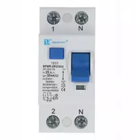 Spamel Diferencinis automatinis jungiklis 2P 25A 0.03A TIPAS AC 6KA SPMR-25\2\003