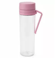 Gertuvė Brabantia Make & Take vandens butelis su sieteliu 500 ml alyvinė rožinė 241086
