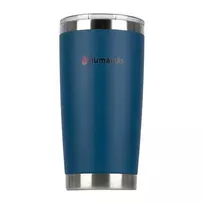 Terminis Puodelis - Humanas Fluo 600 ml Nerūdijančio Plieno, Nepralaidus, Mėlynas