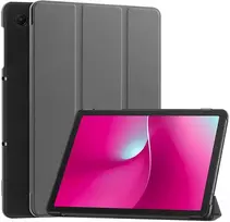 Supero SMART dėklas T-Mobile T Planšetė 2 10.1 5G 2025 planšetiniam kompiuteriui, dėklas su dangteliu, pilkas