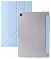 Dėklas na tablet 4kom.pl Clear Trifold su podstawką do Samsung Galaxy Tab S6 Lite 2022/24 10.4" mėlyna