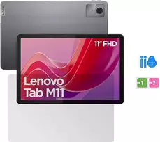 4kom.pl Grūdintas stiklas skirtas Lenovo Tab M11 K11 10.95 11 - ochrona ekranu 9H, pełne pokrycie, oleofobowe