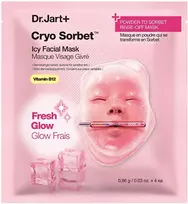 Dr Jart Dr.jart+ CRYO SORBET ICY veido kaukė 4 vnt.
