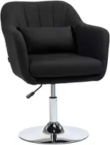 Fotelis Koduva Sukamoji biuro kėdė, reguliuojamas aukštis, juoda, 60 x 60 x 79-91 cm