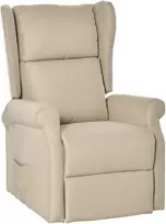 Koduva Elektrinis poilsio fotelis su atsistojimo pagalba, kreminės baltos spalvos, iki 200 kg, 74 x 94 x 111 cm