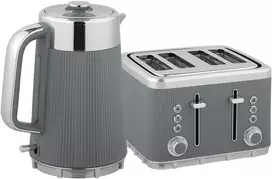 Virdulys Koduva Elektrinio virdulio ir skrudintuvo rinkinys, 2200 W, 1,7 l, pilkas