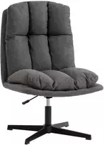 Fotelis Koduva Sukamas akcentinis krėslas, tamsiai pilkas, 63 x 75 x 92-102 cm