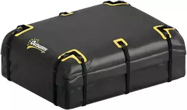 Koduva Automobilio stogo bagažo krepšys, 594,3 l, juodas/geltonas, 132 x 100 x 45 cm